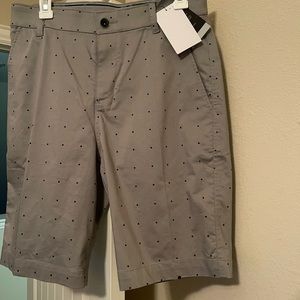Nike Dri-fit Golf shorts, Gray with blue dots